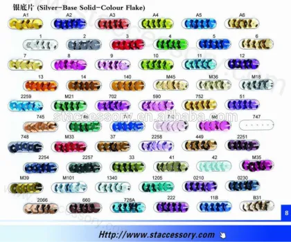 Wholesale fabric sequins, loose sequins, bulk sequin