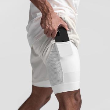 Summer Trendy Double-Layer Quick-Drying Breathable Muscle Shorts for Men