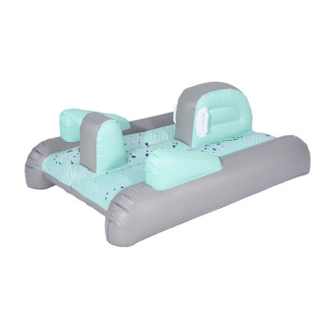 Wholesale snow sled inflat blue inflatable snow sled