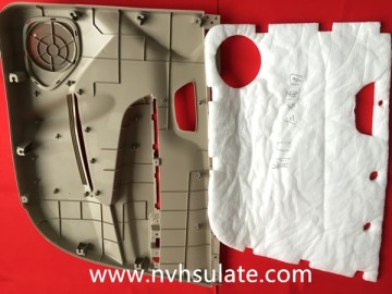 Automobile highly-efficient acoustic insulating materials