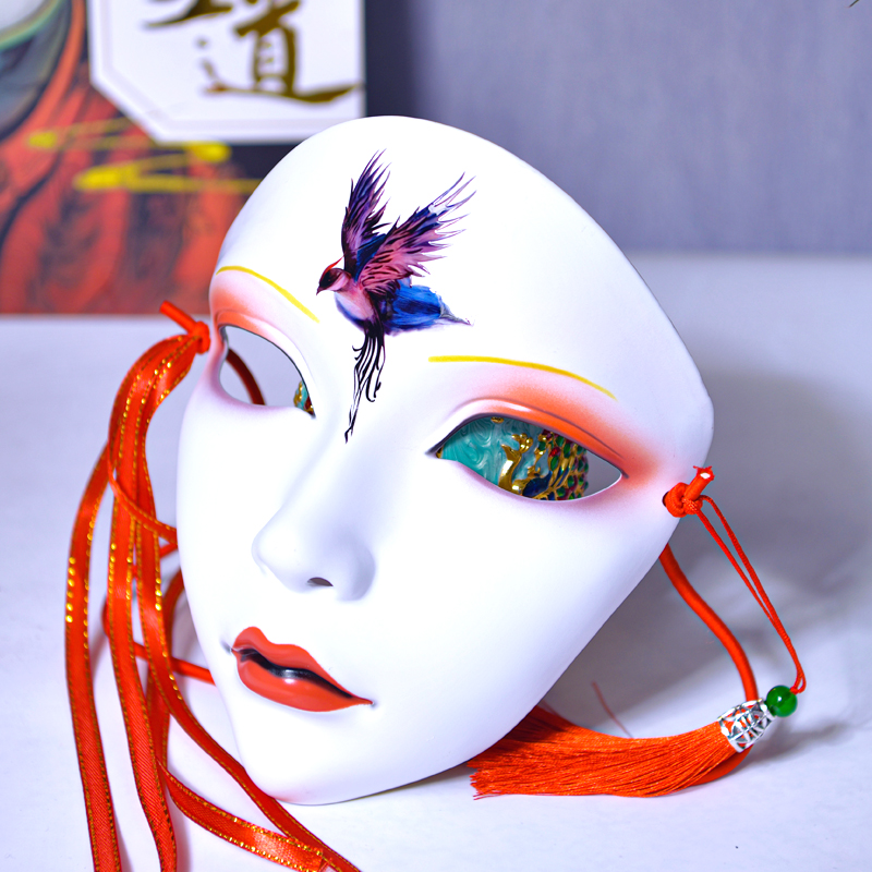 Chinese Traditional Phoenix Butterfly Resin Mask