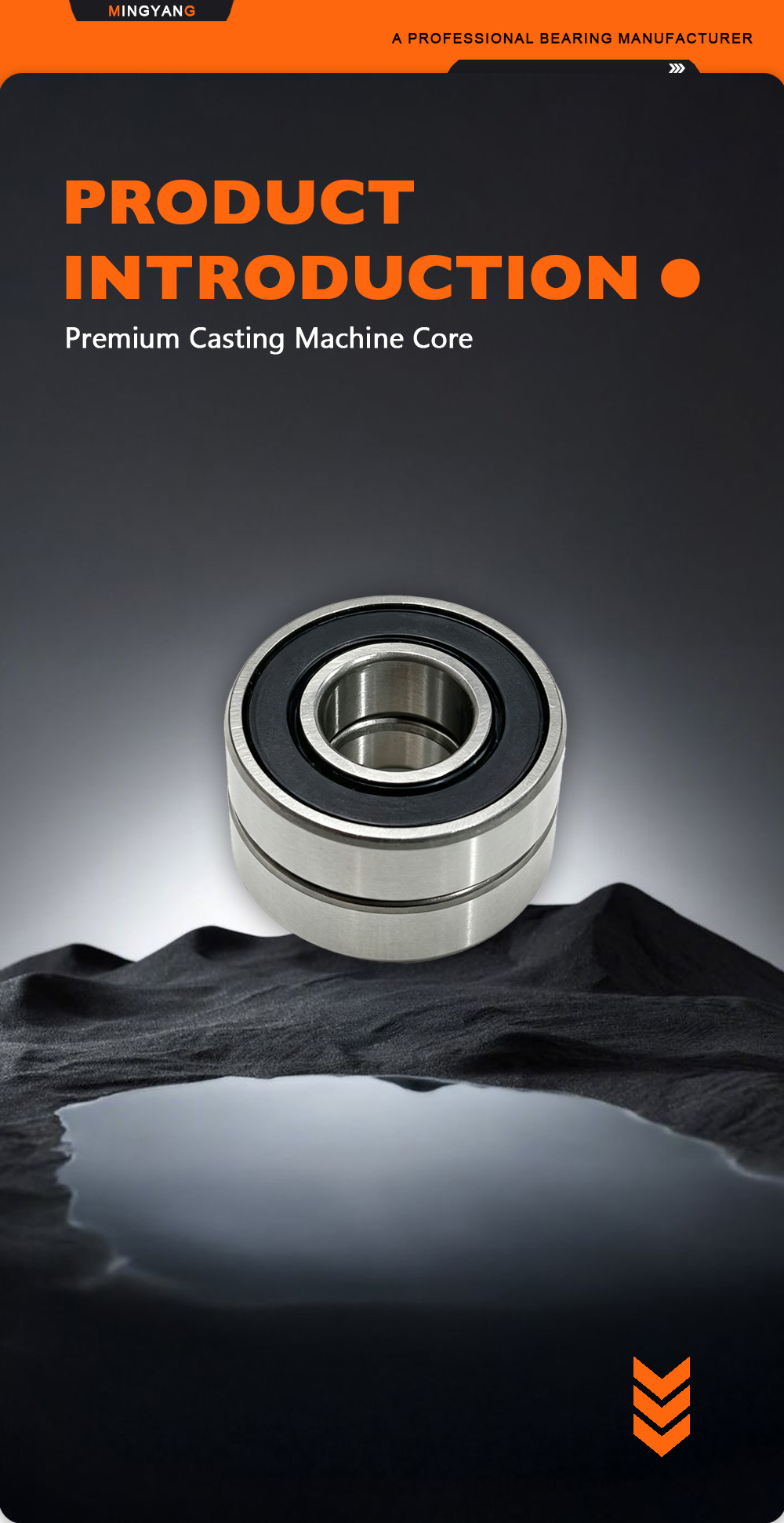 6001 2RS Low Noise Small Mechanical Bearing X