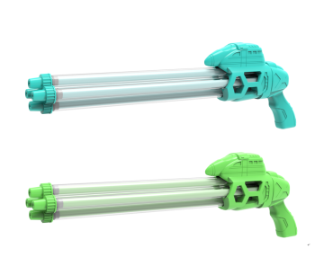 New Kids' INS Style Four-Tube Water Gun: Your Ultimate Beach Toy for Outdoor Splashing Fun this Summer