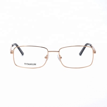 High-Quality Full Titanium Eyeglass Frames for Men: Pure Optical Prescription Lenses