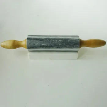 Marble Rolling Pin With Stand Green Color