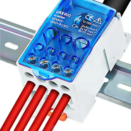 UKK 400A DIN Rail Power Distribution Box Connectors