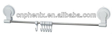 Attachable heavy duty suction cup multi function hook
