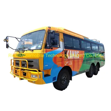6X6 All-Wheel Drive Tourist Bus for Sale: 24-31 Seats, Ideal for All-Terrain Travel Adventures and Sightseeing