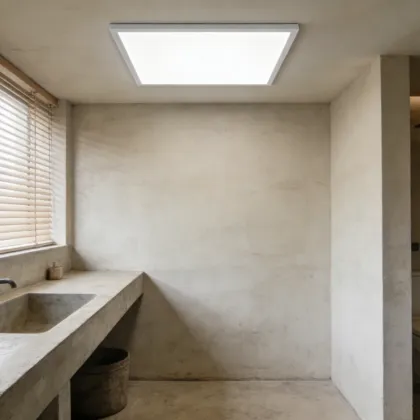 LED ceiling light for indoor serenity