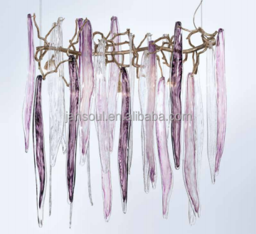 Iluminando Jansoul Contemporary Shabby Chic LED Teto Light com cristais