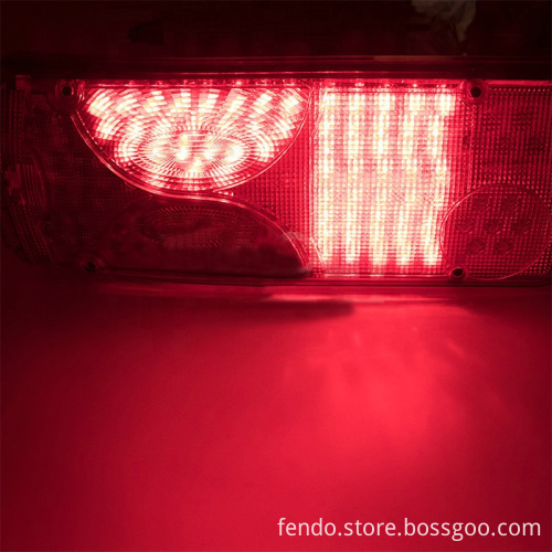 24V 120Leds Combination Tail Lamp - Brake, Stop, Reverse Light for MAN Truck TGA/TGS/TGX