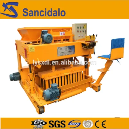 mobile hollow block making machine qt6-25 dongyue