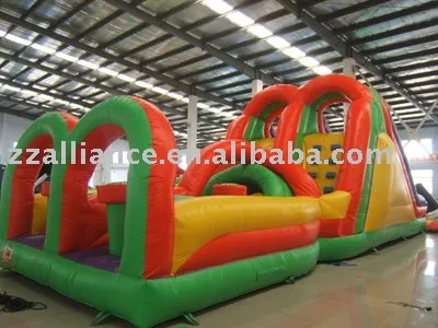 Jumbo course inflatable obstacle game jumper