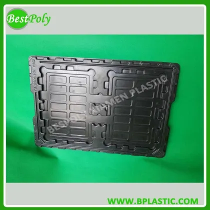 PS thermoforming tray white conductive tray thermoform electronic components tray