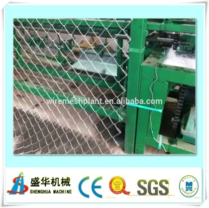 Diamond wire mesh fence machine from Anping Shenghua