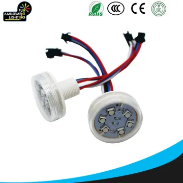 Amusement led lamp DC24V 40mm Pregrammable TM1804 RGB led light