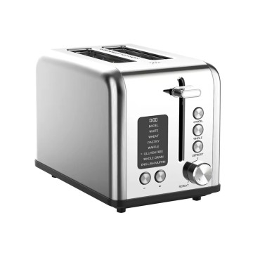 شاشة عرض LCD محمصة: Advanced 2 Slice Soster مع Timer Timer و Ared و Deforost و Resovable Crumb Tray