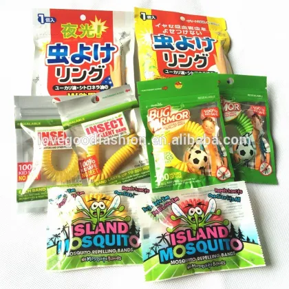 Natural Essential Oil Mosquito Repellent Band Bracelets With MSDS