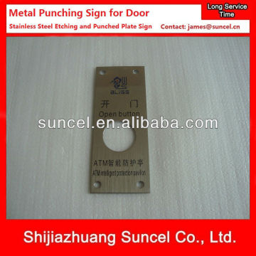 Metal Punching Sign