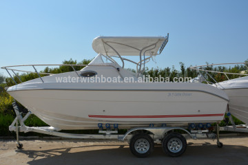 waterwish QD 20.5 CABIN fiberglass sea boat
