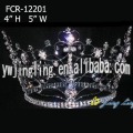 Corona redonda completa para la venta princesa desfile tiaras