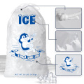 disposable plastic ice cube freezer bag