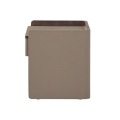 New Available Modern Leather Wood Hotel Bedroom Nightstand Side Tables For Bed Rooms