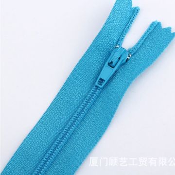 Slap-up 12inch chromatic long zippers for clothing