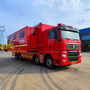 Sinotruk Shandeka 8x4 conference food truck