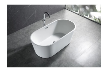 Bath contemporary smooth-contoured bathtub