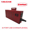 30-порт USB Red AI Smart Charger