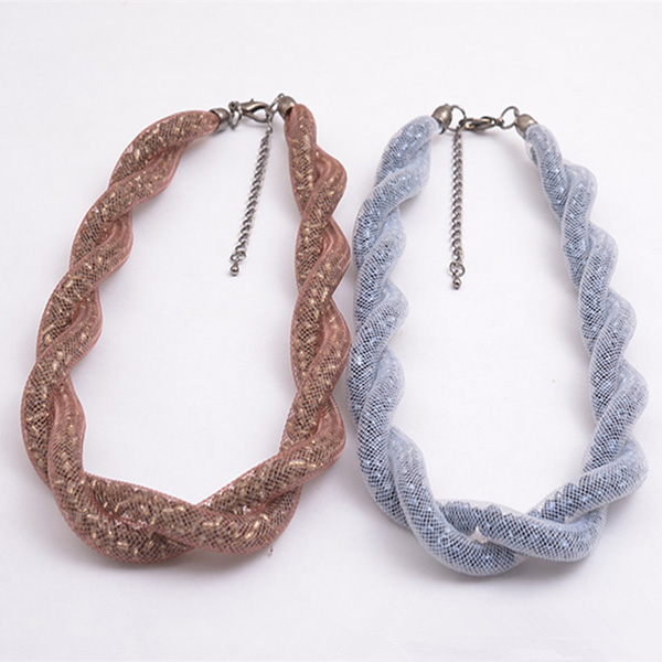 Crystal Beads Collar Necklace
