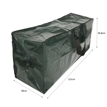 Durable Dual Zippered Waterproof Christmas Tree Storage Bag for 9 ft Trees
