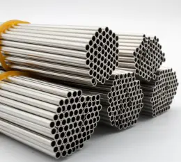 Titanium seamless ASTM B338 heat exchanger tube