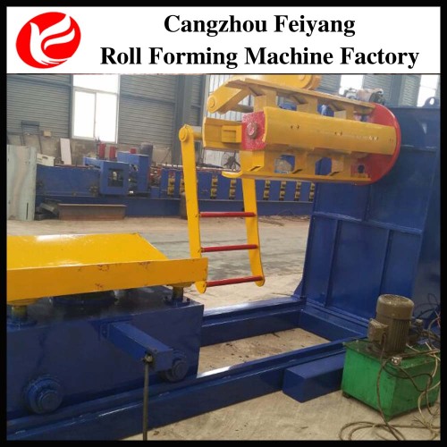 cold steel door frame coil hydraulic decoiler