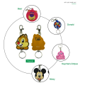 Gantungan Kunci Dalam Jumlah Besar Kustom Kartun Soft PVC Keyring