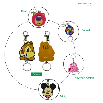 Keychains In Bulk Custom Cartoon Soft PVC Keyring