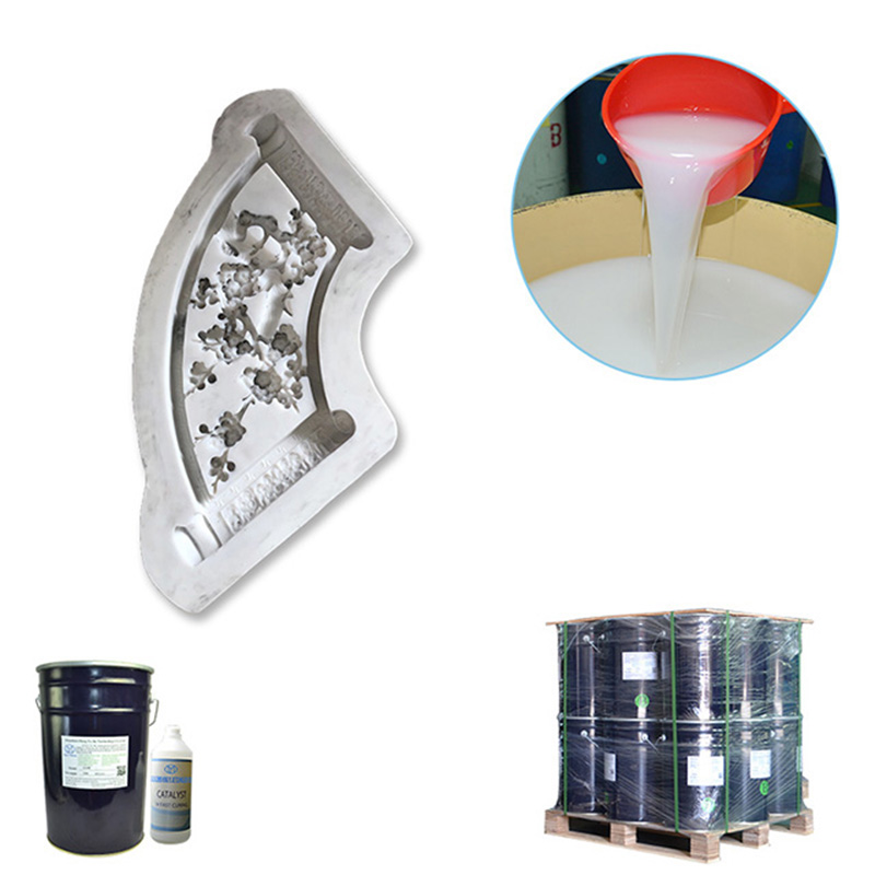 Condensation curing silicone mold rubber