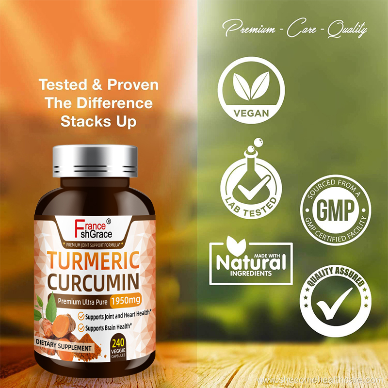 Turmeric Curcumin prevent cancer curcumin extract capsules