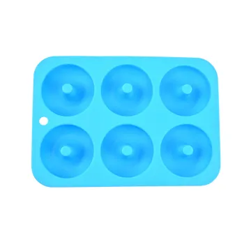 6-Cavity Donut Round Disc Mold for Baking