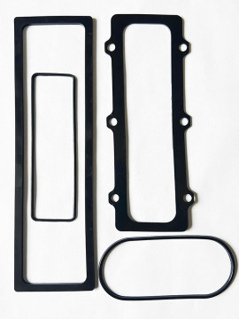 High-pressure fuel injection pump cover plate rubber pad
