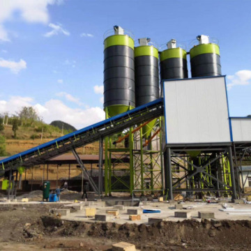 HZS120 Concrete Batching Plant With Best Aftersales Service