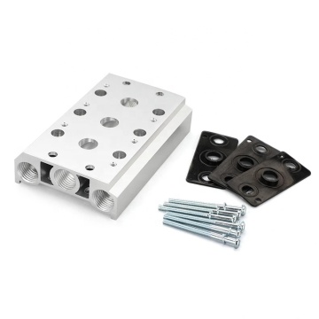 Pneumatic Solenoid Valves with Aluminum Alloy Base Manifold for Air Exhaust Systems