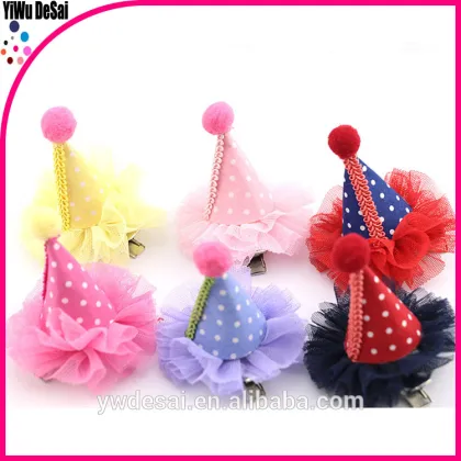 baby hair accessories Stereoscopic pearl crown hair clips kids hair clips