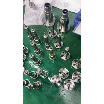 Componentes de molde de sopro cavidades e inserções de usinagem