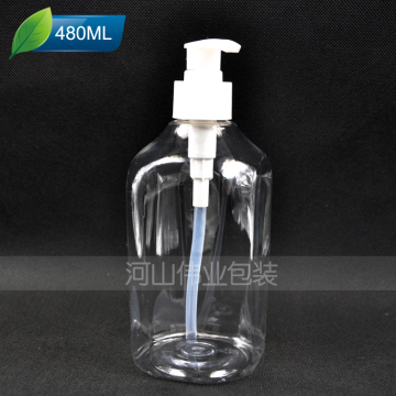 PET πλαστικό μπουκάλι 480ml PET μπουκάλι μωρό μπανιέρα μπουκάλι πλαστικό μπουκάλι με αντλία
