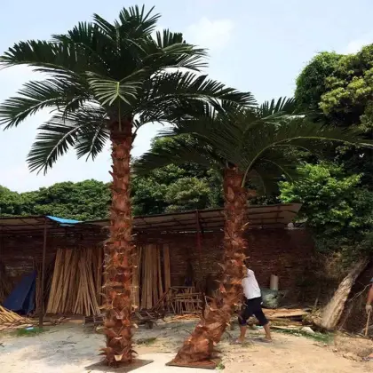 Wholesale FiberGlass Artificial Areca Palm Trees & Coconut Plants