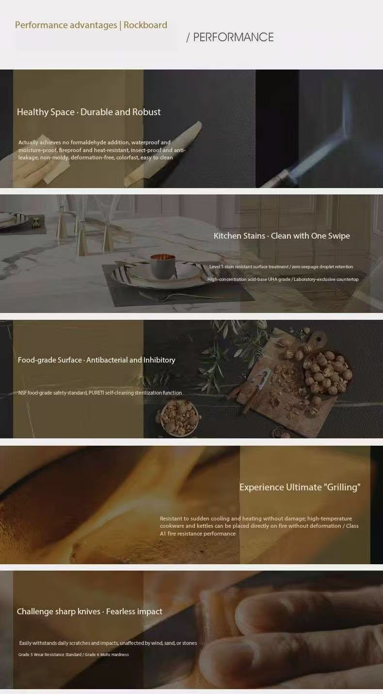 beige sintered stone slab