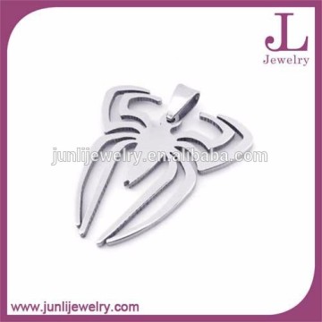 Junli Jewelry Hot Sale Silver Color Stainless Steel Spider Pendant
