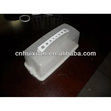 Rectangle plastic toast bread box